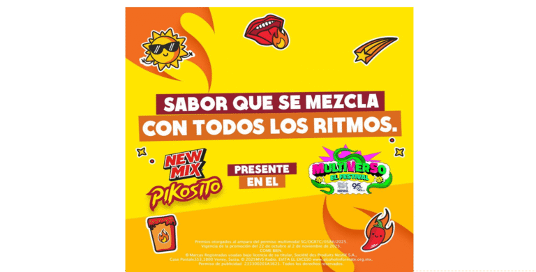 New Mix lleva su sabor más intenso al Festival Multiverso Nestlé 95 Años