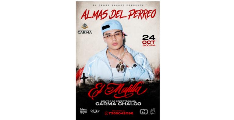 EL MALILLA LLEGA A CHALCO EN PLENO ASCENSO INTERNACIONAL Y REVELA EL LINEUP DE ALMAS DEL PERREO CON MÁS DE 40 TALENTOS INVITADOS