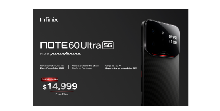 Infinix y Pininfarina traen a México el nuevo NOTE 60 Ultra 5G: ADN súper deportivo aplicado a la tecnología móvil